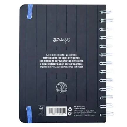 MR AGENDA ANUAL 2025 SEMANAL SOÑAR LOGRAR Y VOLVER A EMPEZAR AGENDA ANUAL 2025 17x12x2 Cms. - Imagen 2