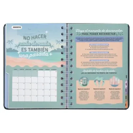 MR AGENDA ANUAL 2025 SEMANAL SOÑAR LOGRAR Y VOLVER A EMPEZAR AGENDA ANUAL 2025 17x12x2 Cms. - Imagen 5
