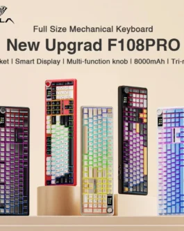 AULA Mechanical Keyboard F65/F75/F87pro/F99Pro/F108pro RGB Hot-Swap Gasket Tri Mode Bluetooth Wireless Customized Games Keyboard