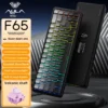 AULA Mechanical Keyboard F65/F75/F87pro/F99Pro/F108pro RGB Hot-Swap Gasket Tri Mode Bluetooth Wireless Customized Games Keyboard - Imagen 4