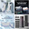 AULA Mechanical Keyboard F65/F75/F87pro/F99Pro/F108pro RGB Hot-Swap Gasket Tri Mode Bluetooth Wireless Customized Games Keyboard