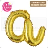 16 inch Gold Happy Birthday letter A-Z balloons Lowercase letters handwriting style letters ballons birthday party decor Globos - Imagen 6