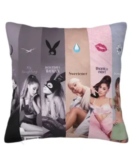 Custom Ariana Grande Pop Music Throw Pillow Decorative American Singer Luxury Cushion Cover Velvet Pillowcase