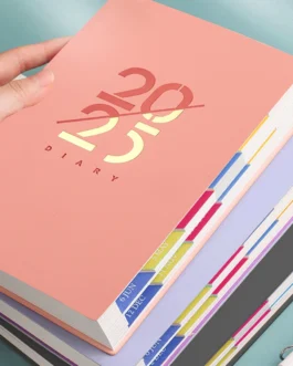 Planificador de enero-dicembre, cuaderno de idioma español/inglés A5, cubierta de cuero PU, Agenda escolar, Plan, organizador diario mensual semanal, 2025