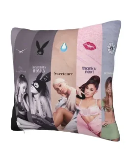 Custom Ariana Grande Pop Music Throw Pillow Decorative American Singer Luxury Cushion Cover Velvet Pillowcase