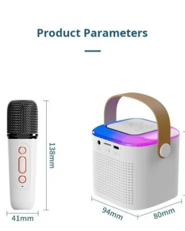 XIAOMI Wireless Karaoke Speaker Bluetooth Microphone Y1 Home KTV Karaoke Machine RGB Light Portable Mini Bluetooth Speaker