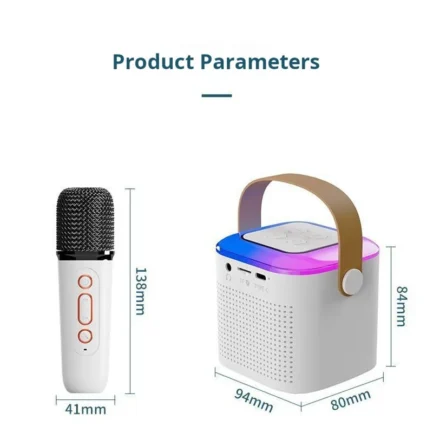 XIAOMI Wireless Karaoke Speaker Bluetooth Microphone Y1 Home KTV Karaoke Machine RGB Light Portable Mini Bluetooth Speaker - Imagen 2