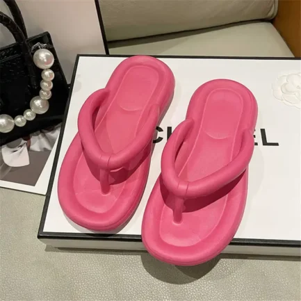 Plus Size Anti Slip Sandals Shoes Gold Shoes For Women Soft Home Slippers Sneakers Sports Daily Funky Luxus Famous Brands - Imagen 3
