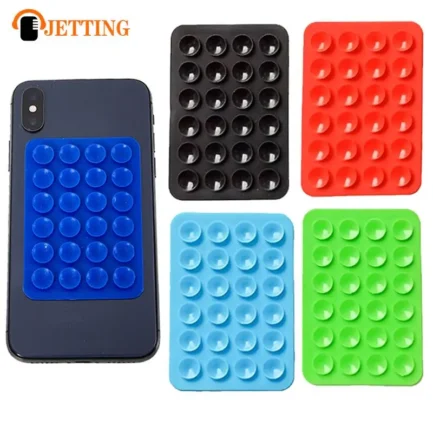 Double Side Silicone Suction Pad For Mobile Phone Fixture Suction Cup Backed Adhesive Silicone Rubber Sucker Pad For Fixed Pad - Imagen 2