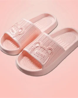 Summer Slippers Bathroom Platform Non-Slip Home Bear Cartoon Shoes Beach Women Slipper Slides Indoor Outdoor chanclas de mujer